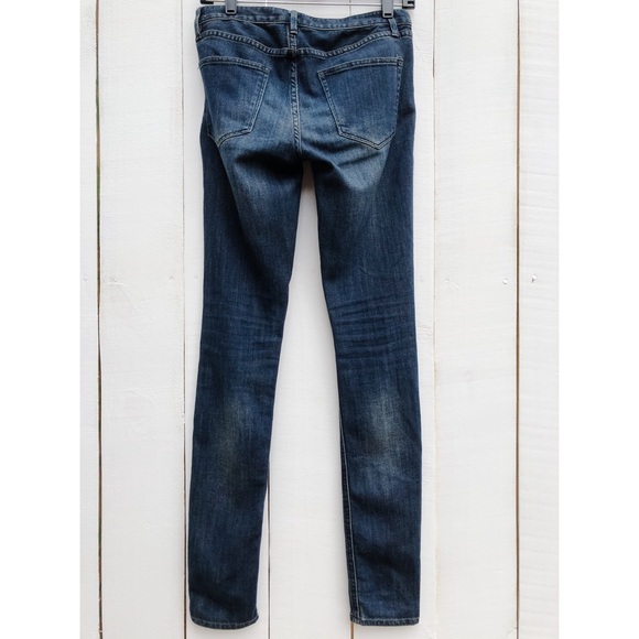 Madewell Skinny Skinny Jeans Blue Denim 25x32 - Picture 5 of 11